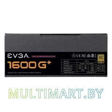 Блок питания EVGA SuperNOVA 1600 G+ 1600W (220-GP-1600-X2) картинка 2